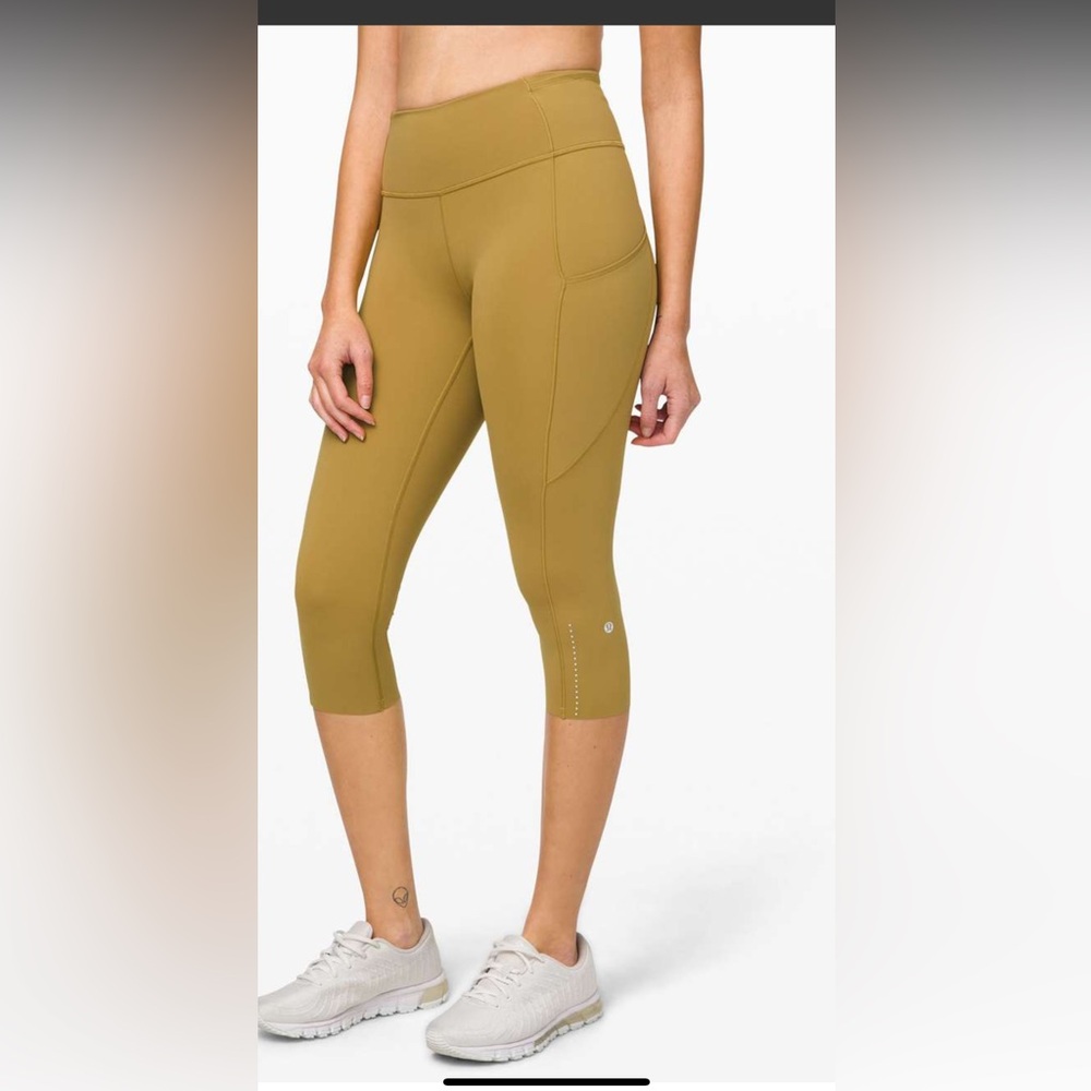 Lululemon Fast and Free High Rise Crop